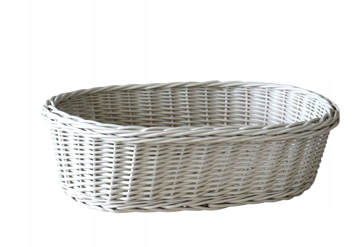 Ovale mand 'LIVIA 2' - beige, voor fruit en brood, keuken