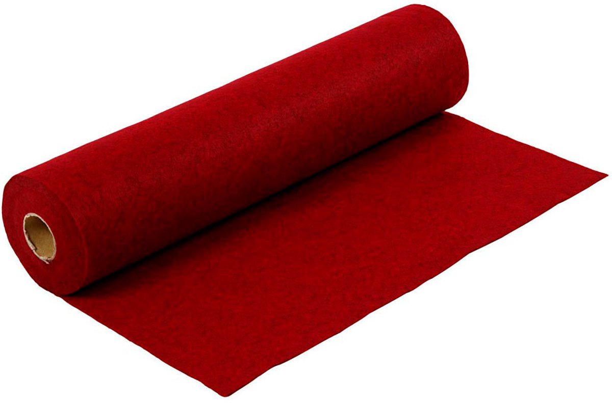 Hobbyvilt Gemelleerd 45cm Rood - 5 Meter