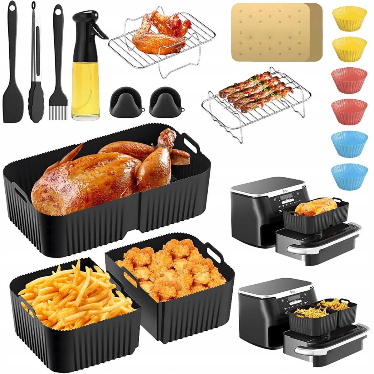 De accessoireset Ninja Foodi Flexdrawer AF500EU - 17 onderdelen