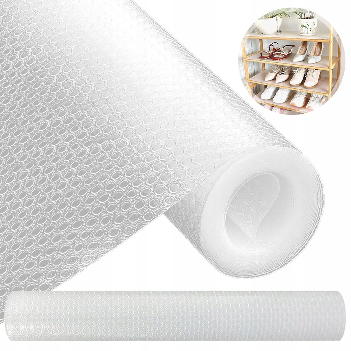 Antislip Ladebekleding 60x600cm - Transparant, Merkloos EVA