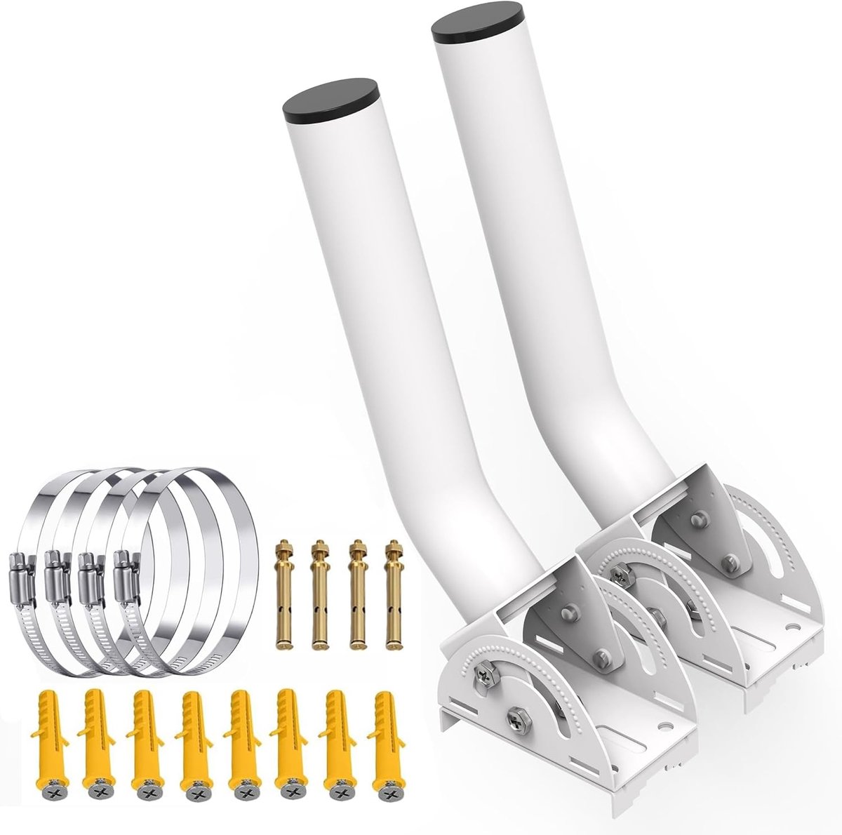 TV Antenne Beugel 11 Inch - Weerbestendig J-Paaltje - Duurzaam Ijzer - Voor Buitenmontage - ShopVlot