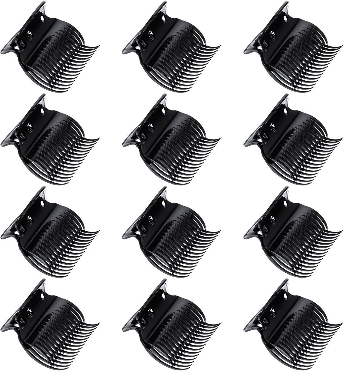 Haarclips set 12 stuks - Plastic krulclips - Lichtgewicht en duurzaam - Ideaal voor het creëren van volumineuze krullen - ShopVlot