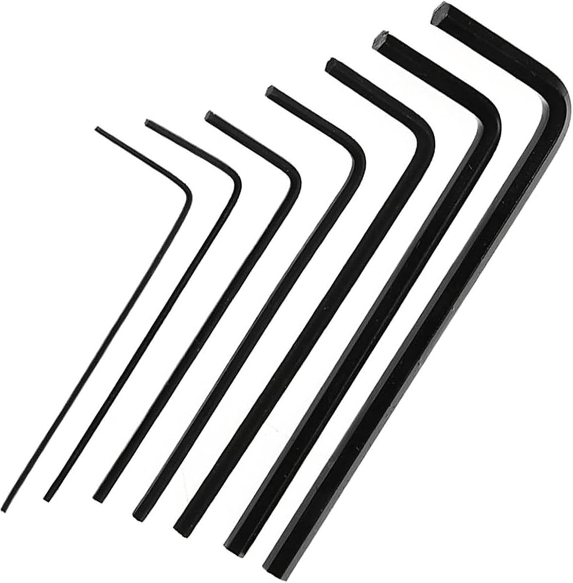 Mini inbussleutelset 0.7mm-3mm - 7 delig - carbon staal - ideaal voor filigraanwerk - ShopVlot