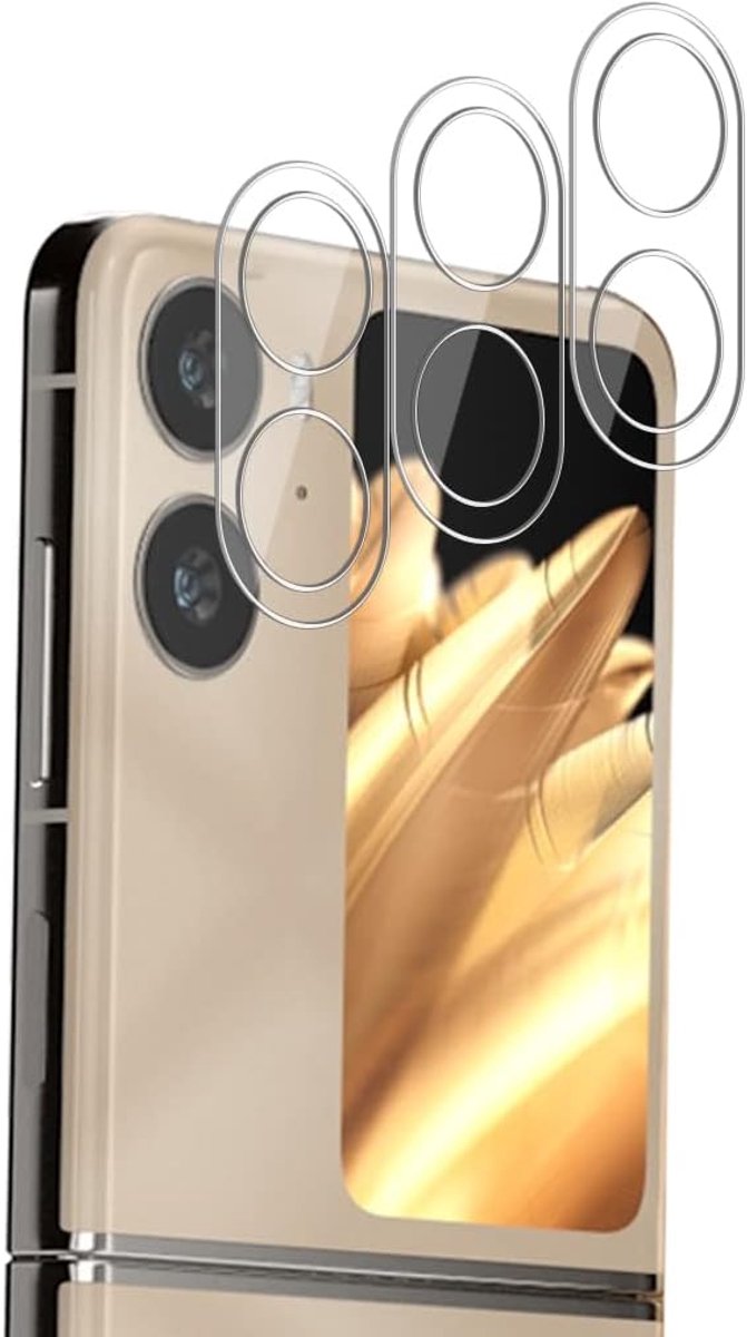 Camera lens bescherming Oppo Find N2 Flip - 3 stuks - 9H hardheid - Ultra dun HD - Maximale bescherming - ShopVlot