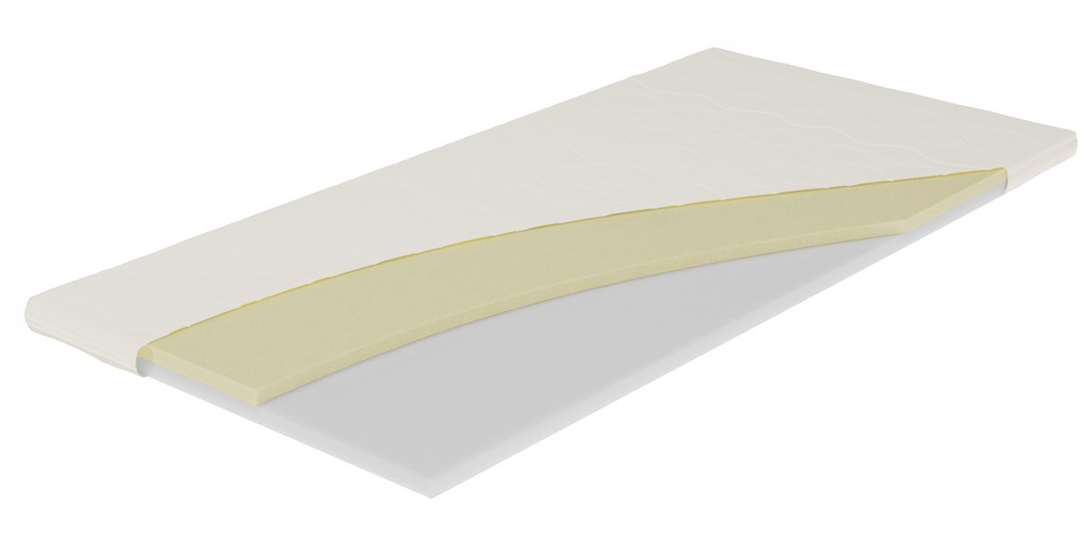 Matrasoplegger 90x200cm - Visco Memory Schuim Topper H2 5cm