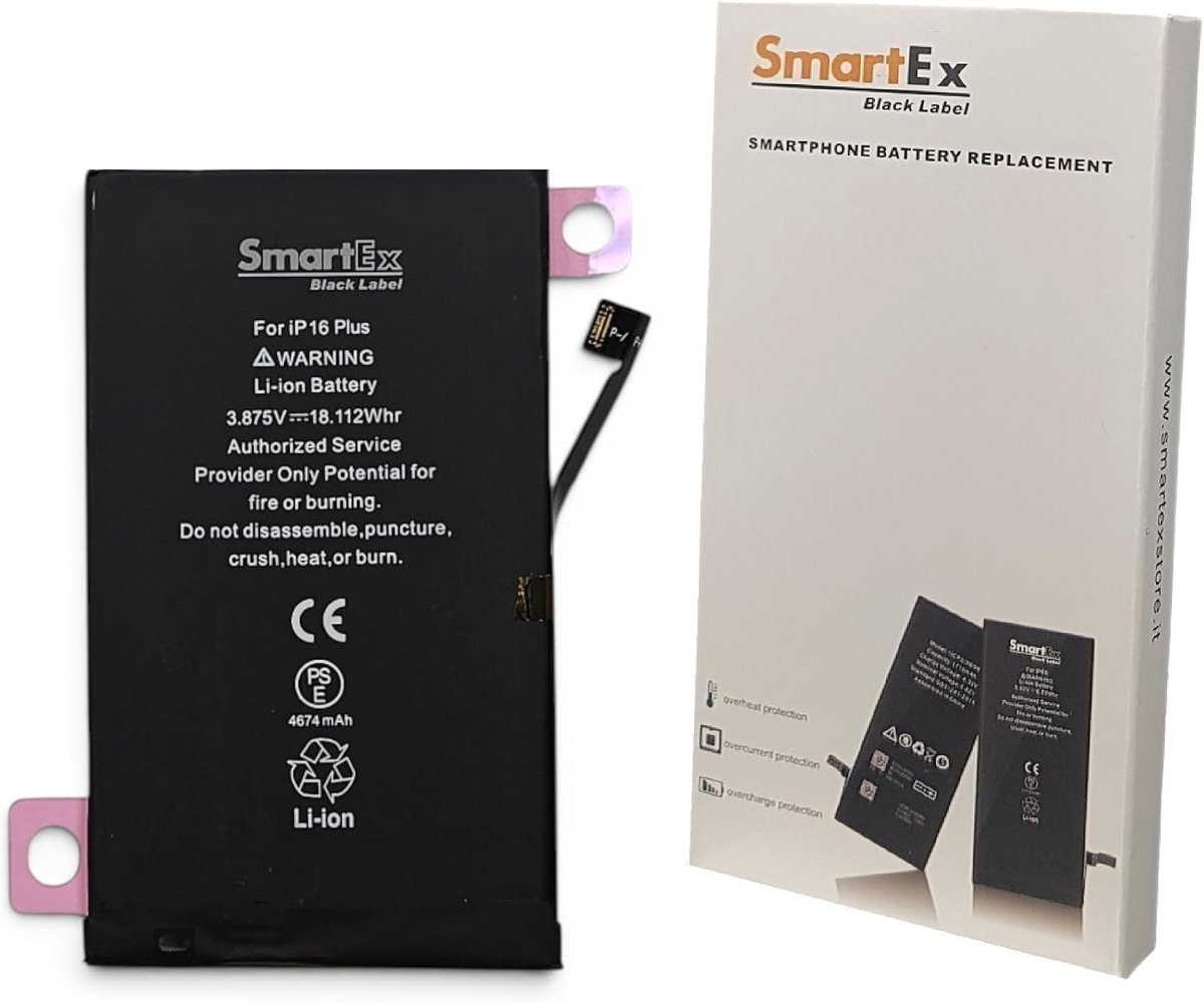 Accu voor iPhone 16 Plus 4674 mAh - Nieuwe batterij - Hoge capaciteit - Betrouwbare vervanging - ShopVlot