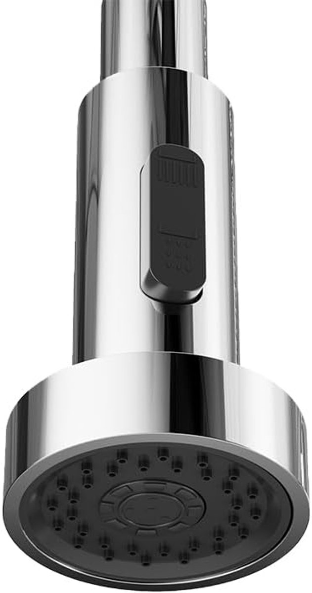 Treksproeier chroom - flexibele nozzle - eenvoudig te bedienen - ideaal voor tuinieren - ShopVlot