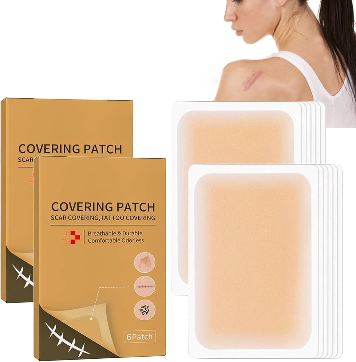 Tattoo covers waterproof 12 stuks - ademend materiaal - perfecte huidaanpassing - ideaal voor speciale gelegenheden - ShopVlot