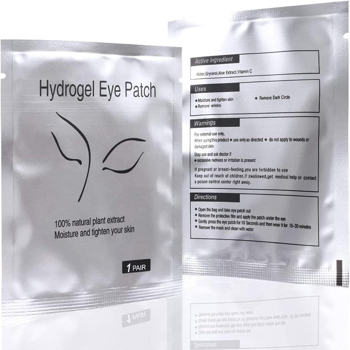Wimperextension pads - 50 paar gel oogpads - transparant - voor comfortabel gebruik bij wimperextensions - ShopVlot