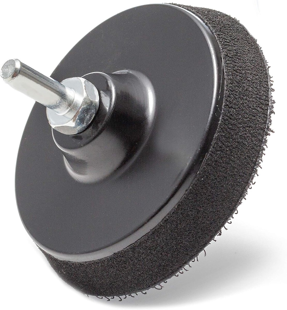 Schuurpad 75 mm - universele booradapter - semi-flexibel - ideaal voor polijsten en schuren - ShopVlot