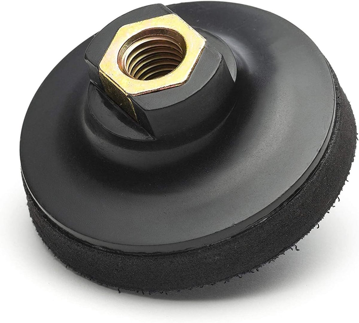 Haak-en-lus schuurpad 75 mm - M14x2 draad - Medium dichtheid - Ideaal voor schuren en polijsten - ShopVlot