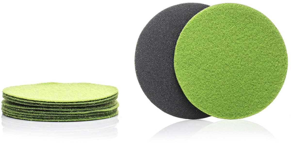 Schuurdiscs 150 mm - Siliconen carbide - Medium grade - Verwijder diepe krassen van glas - ShopVlot