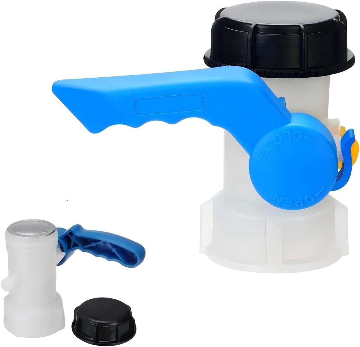 Drainafsluiter tankadapter DN40 - IBC container accessoires - betrouwbare verbinding - eenvoudig in gebruik - ShopVlot