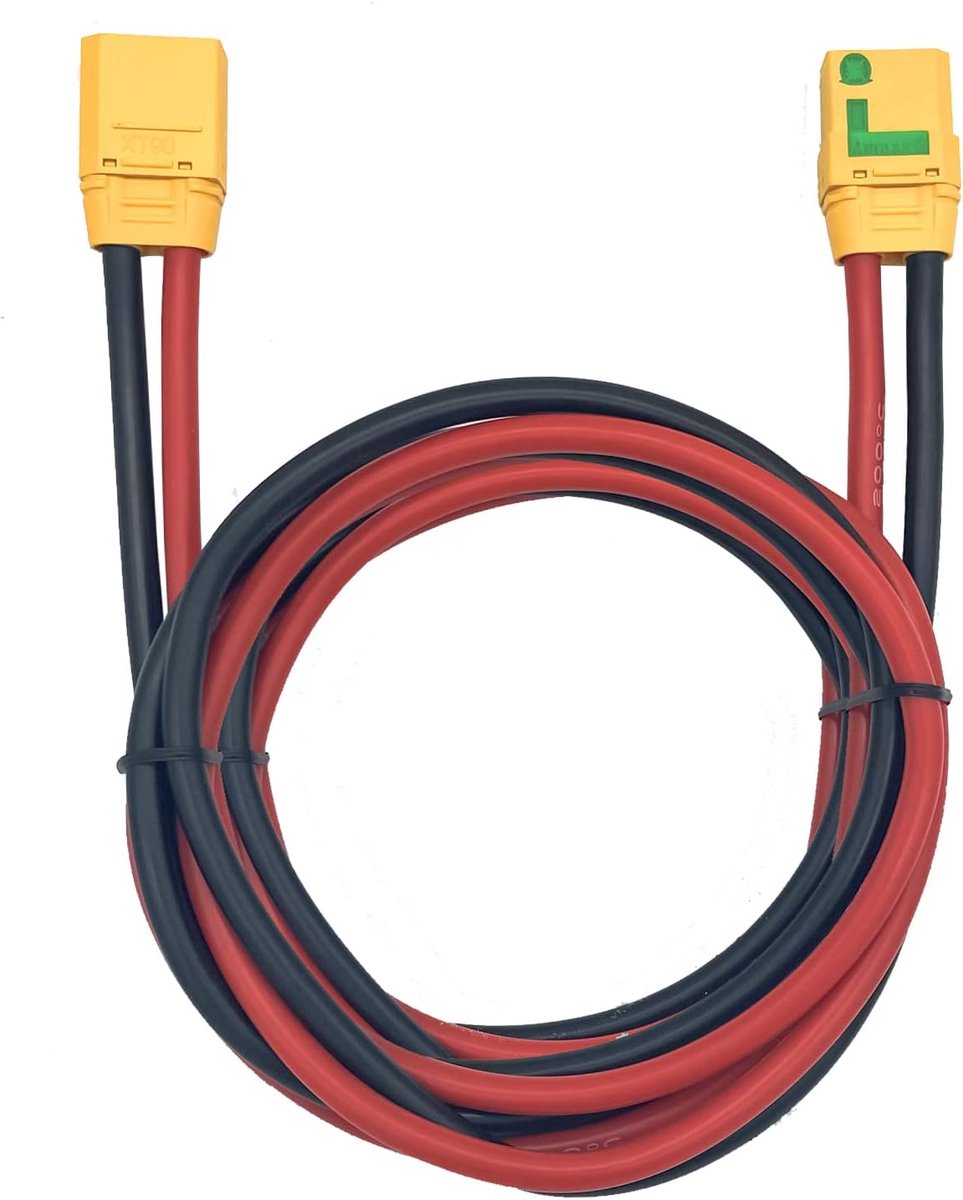 XT90S Anti-Spark Bus - 10 AWG Siliconen Kabel - 3 Meter lengte - Ideaal voor RC Lipo Batterij en FPV Drone - ShopVlot