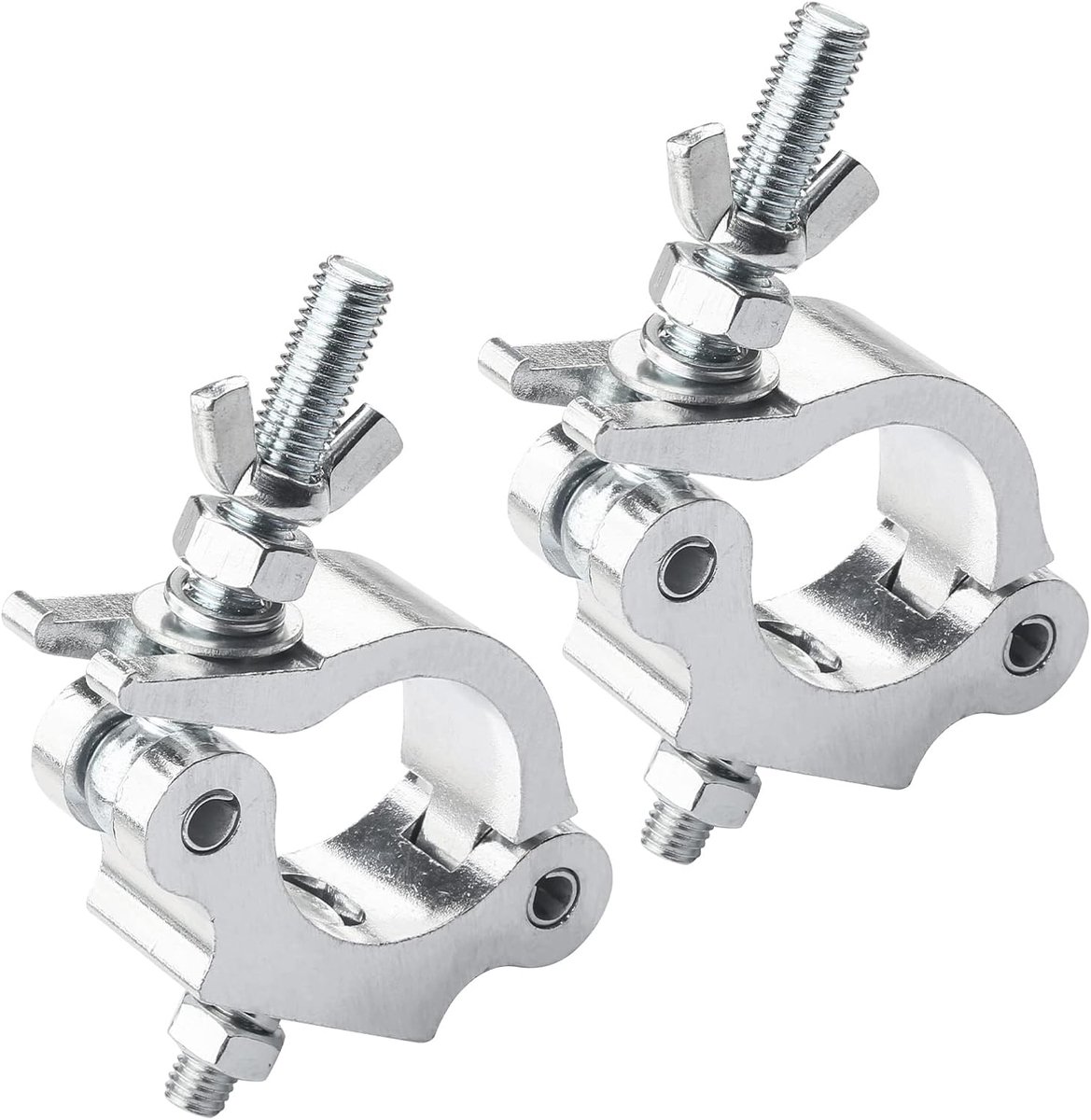 O-clamps voor verlichting 2 stuks - aluminium - snel te monteren - veilig voor truss 40mm-52mm - ShopVlot