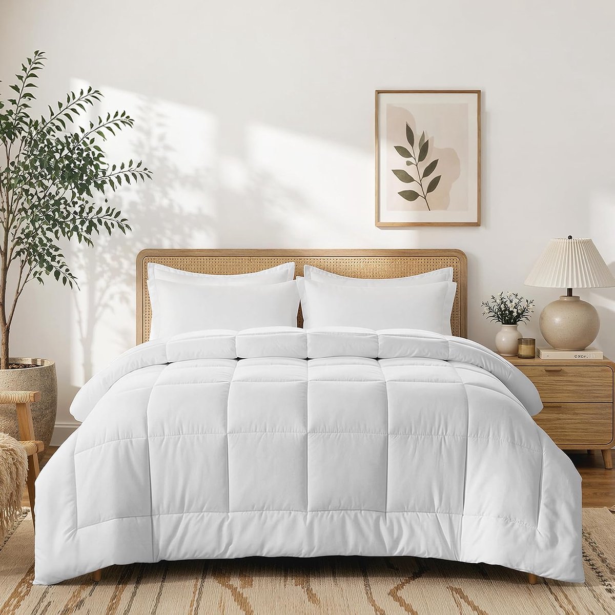 Dekbed 135 x 200 cm - Microfibre - Ademend en licht - Comfortabel voor elk seizoen - SnelShoppen
