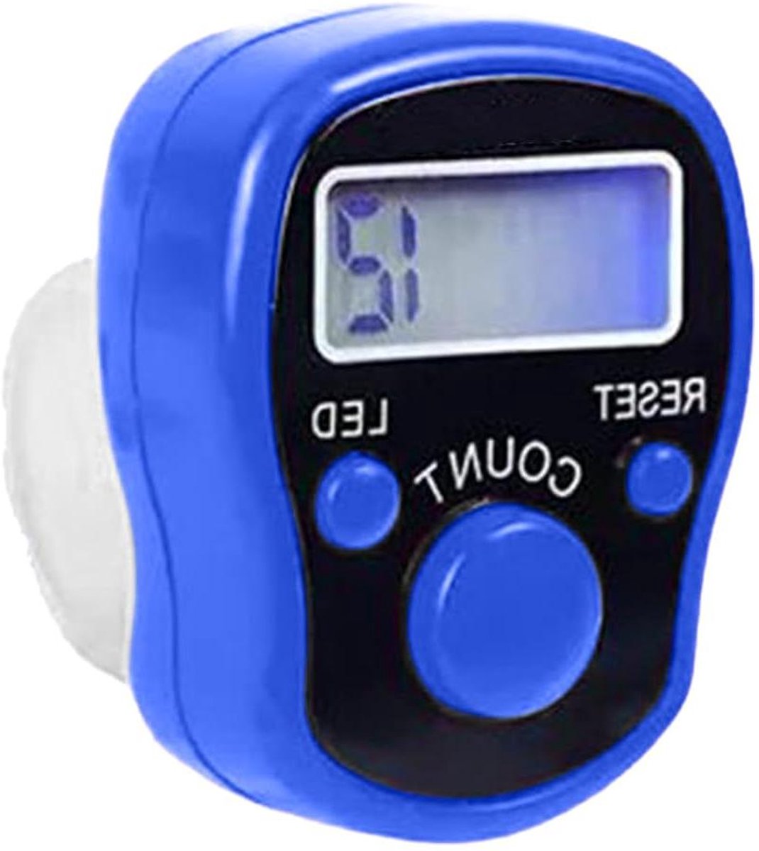 Digitale Vingerteller - Elektronische Ring Teller - Activiteiten Tellen - Helder LED Display - 14 x 4 x 4 cm