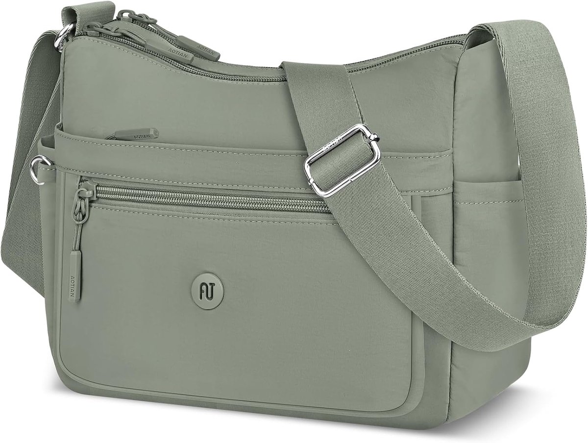 Schoudertas Dames - Nylon Waterdicht - Multi-Pocket Handtas - Ideaal voor Reizen - SnelShoppen