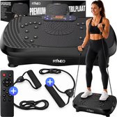 Fitneo® Premium Trilplaat - 140 Snelheden & 5 Trainingsprogramma's - Fitness Powerplate voor benen, afvallen & bloedsomloop - Vibration Plate limphatic - Vibratie Plaat - Voetmassage Apparaat - 200W