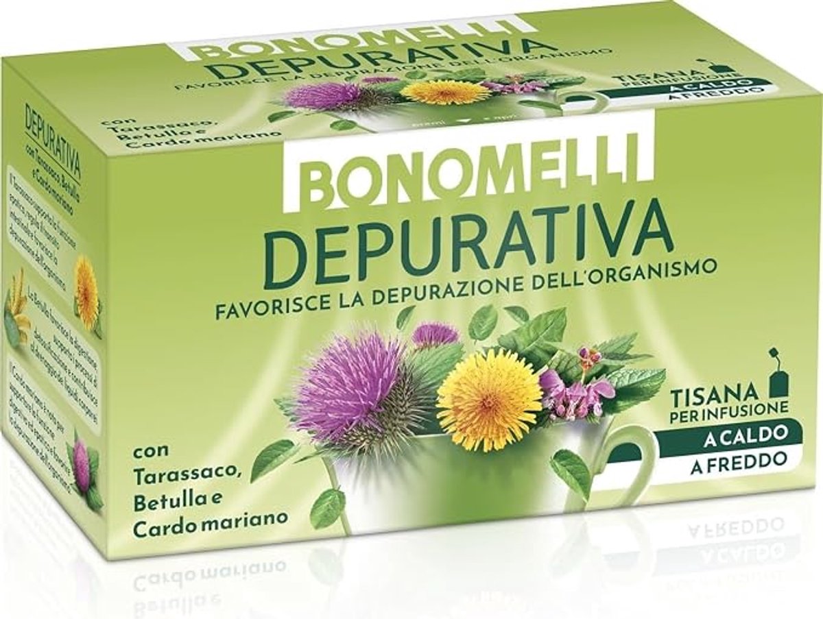 Bonomelli Depurativa zuiverende kruidenthee 16x2g