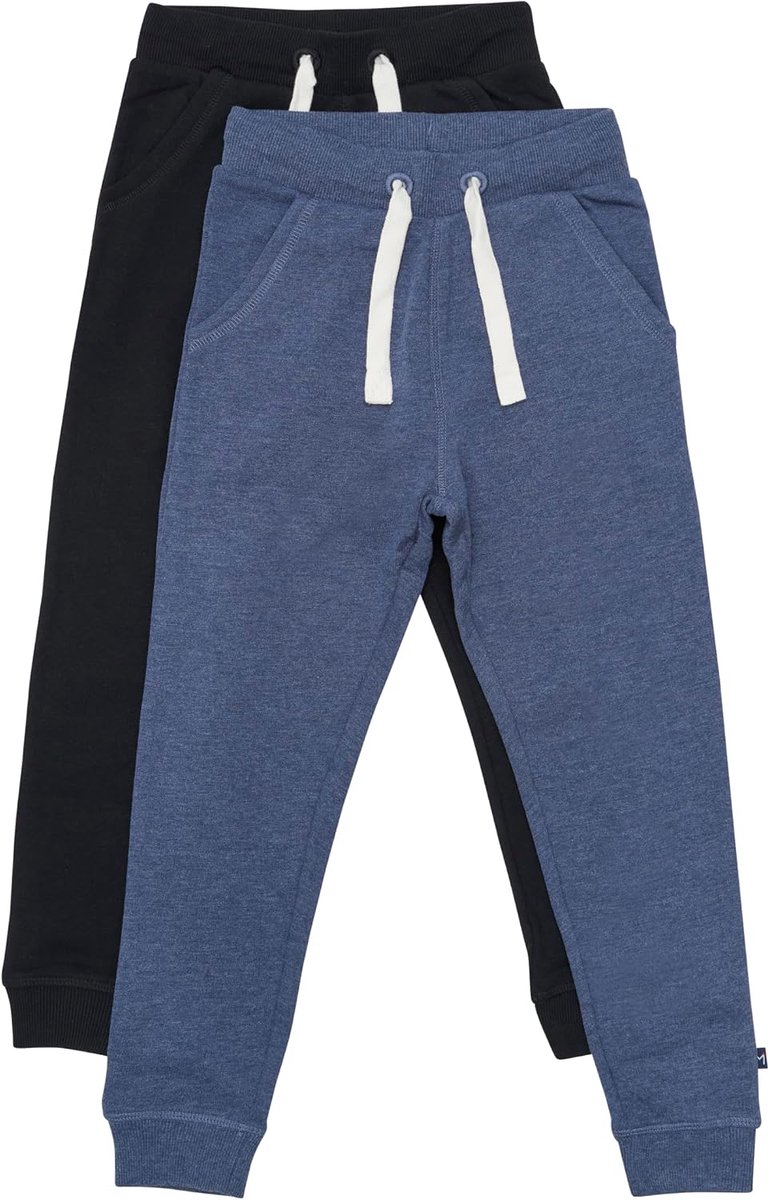 Sweatpants unisex-kind - 2-pack - comfortabel katoen - ideaal voor vrije tijd - SnelShoppen