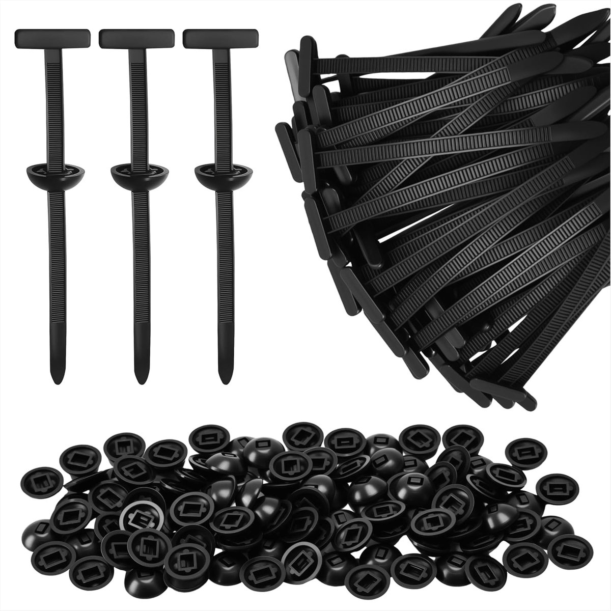 Kabelbinders 100 stuks - Duurzaam nylon - Sterke clips - Voor auto en reparaties - SnelShoppen