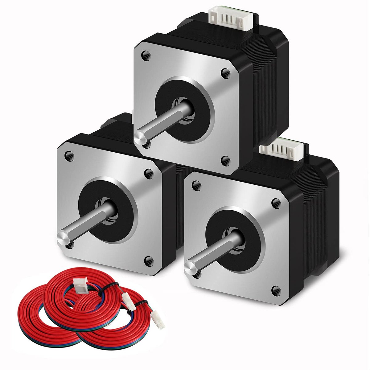 Nema 17 Stapelmotor 42-34 - Pancake - 1.5A-3.0V - Ideaal voor 3D-printer en CNC - SnelShoppen