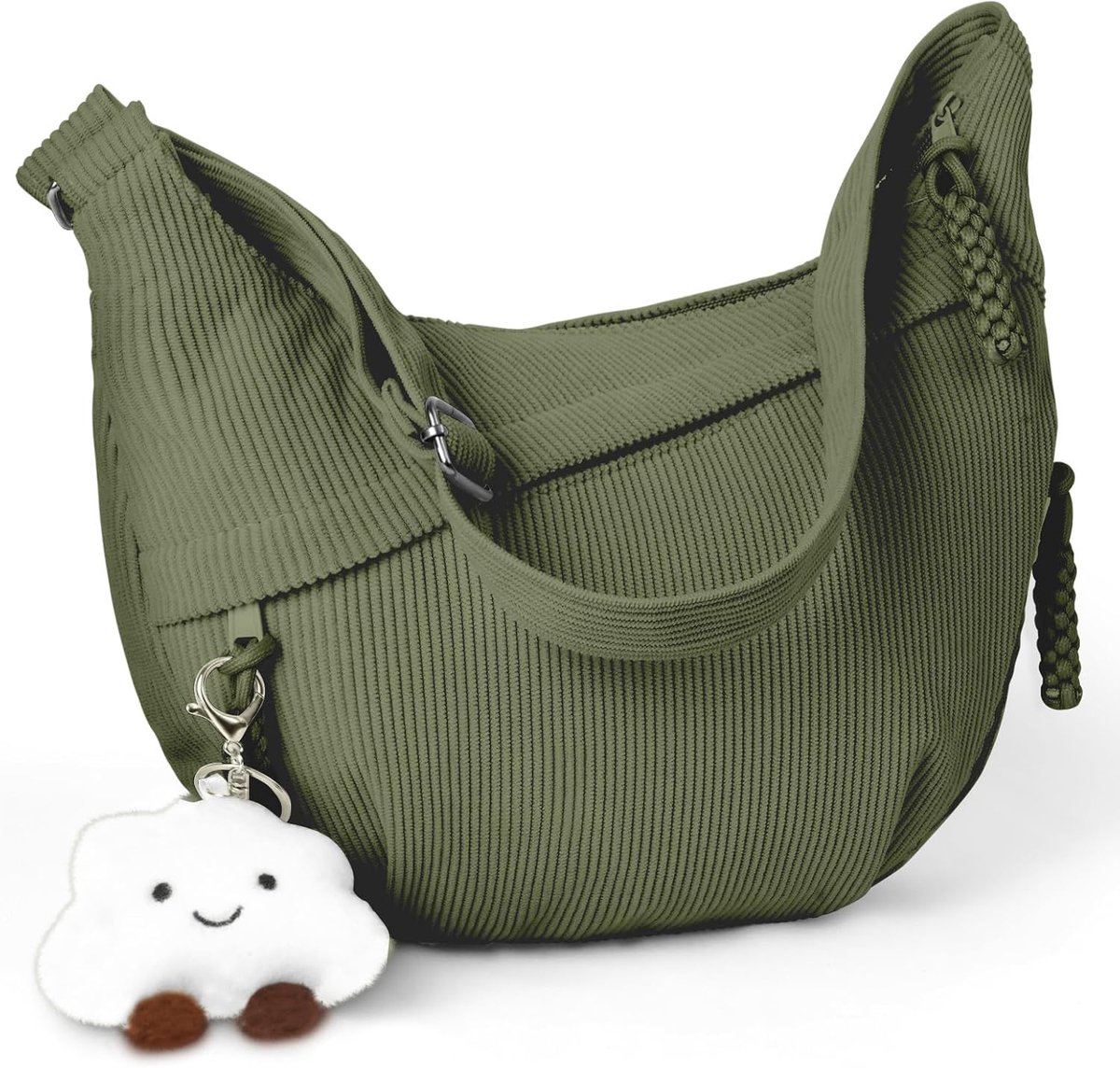 Crossbody Handtas Groen - Verstelbare Schouderband - Meerdere Compartimenten - Ideaal voor Winkelen - SnelShoppen