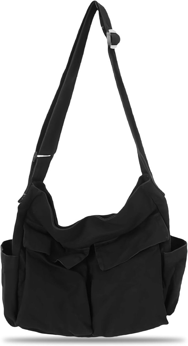 Messenger bag met grote capaciteit - canvas schoudertas - vintage crossbody tas - ideaal voor dagelijks gebruik - SnelShoppen