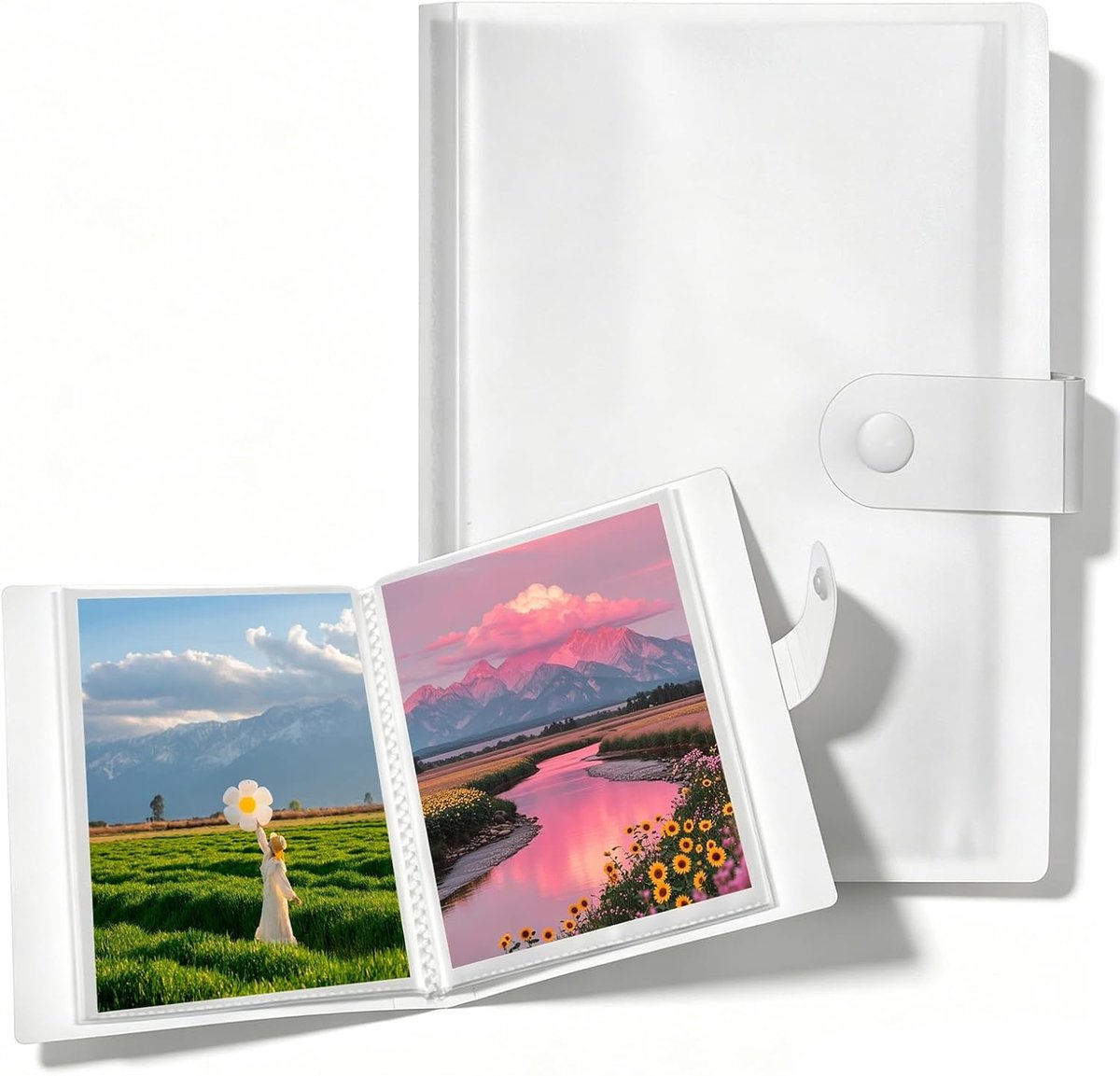 A6 fotoalbum 40 pagina's - transparant PVC - waterdicht - ideaal voor stickers en scrapbooken - SnelShoppen