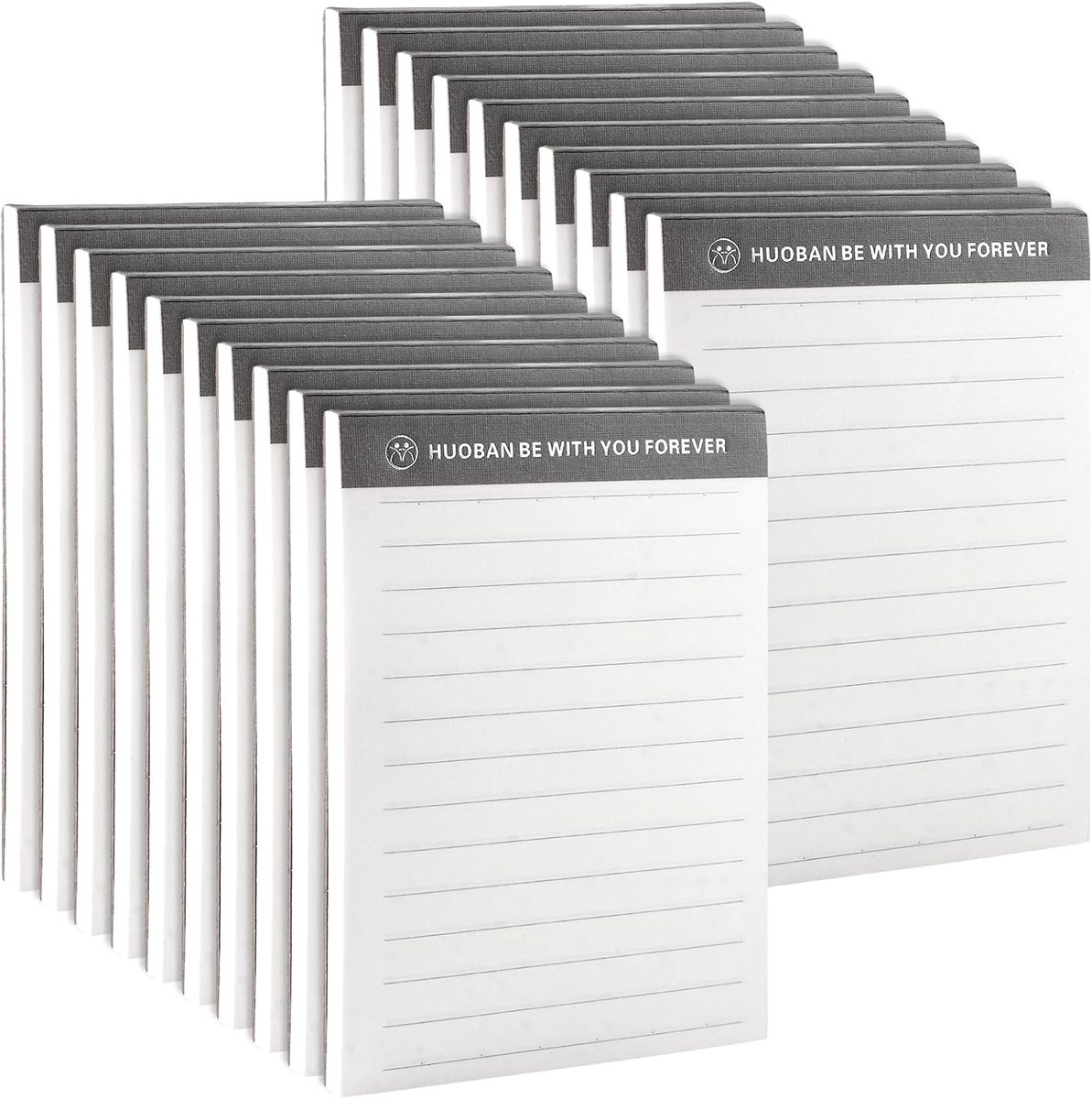 Notepad A6 klein - 20 stuks - gecheckt - perfect voor to-do lijsten - SnelShoppen