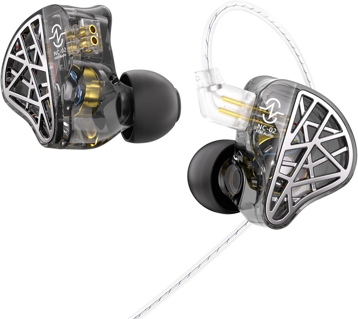 In-Ear Headphones 10mm DD - Lichtgewicht IEM met Afneembare Kabel - Perfect voor Gaming/Muziek - SnelShoppen