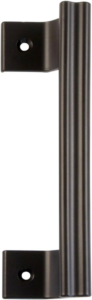 Schuifdeurgreep 3050-185 x 26 mm - zwart aluminium - ergonomisch - modern design voor interieurdeuren - SnelShoppen