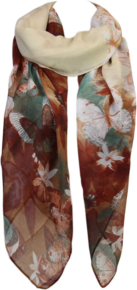 Dames sjaal lange - Vogels motieven sjaal slangsjaal leichtes design