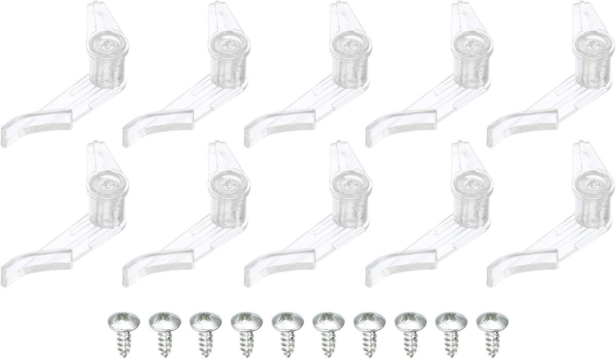 Plafondlampen, 10 paar vaste gespen licht accessoires kunststof transparant