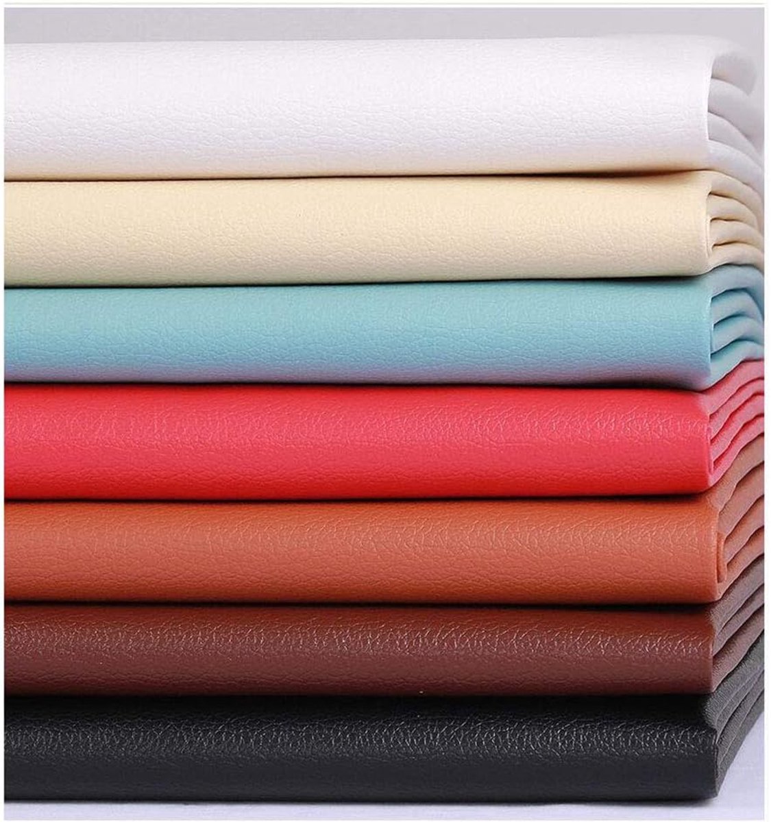 Stof, nepleer, vinyl, voor kleding maken, bekleding, tafelkleed, tassen, korte broeken, rokjes, stof, voor kleding maken, stoffen voor kleding (maat: 1,38 x 3 m, kleur: zwart)