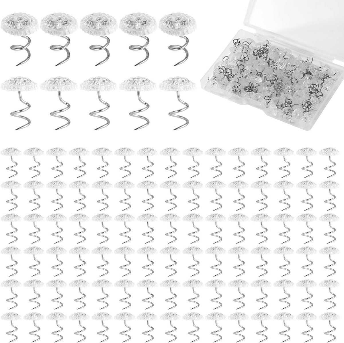 Bedrokspelden Meubelspelden Draaispelden Meubelspelden Bedrokspelden of Houders Meubelstofferingsspijkers Kit voor Stoffen Hoes Bedrok