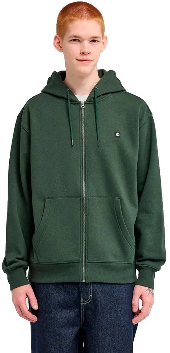 Element Icon Rain Sweatshirt Met Rits S Man Deep Forest