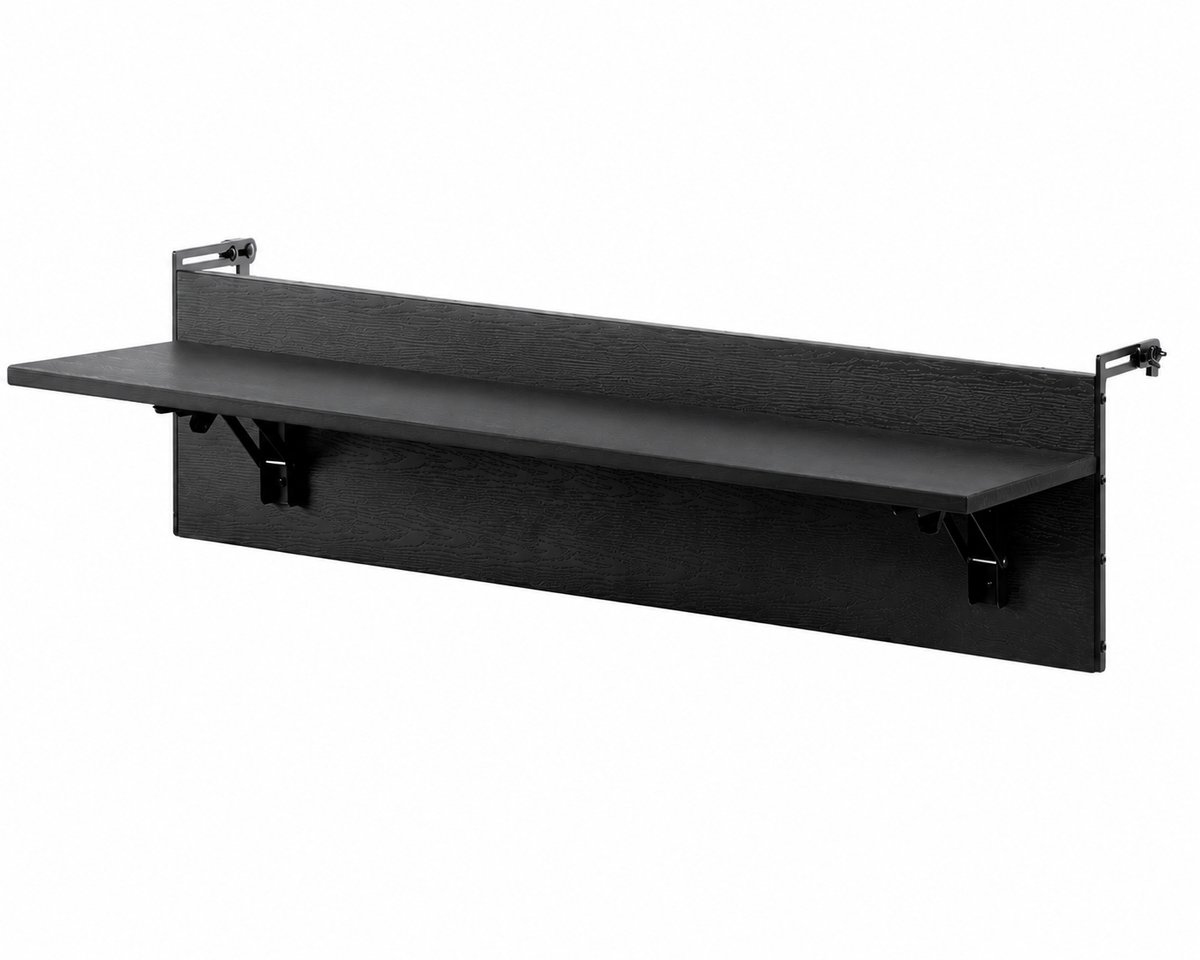 Brandistry - Balkontafel - Balkon Hangtafel - Balkon Hangtafel Opvouwbaar - Bartafel Voor Leuningen - Serveertafel - 80x30 Cm