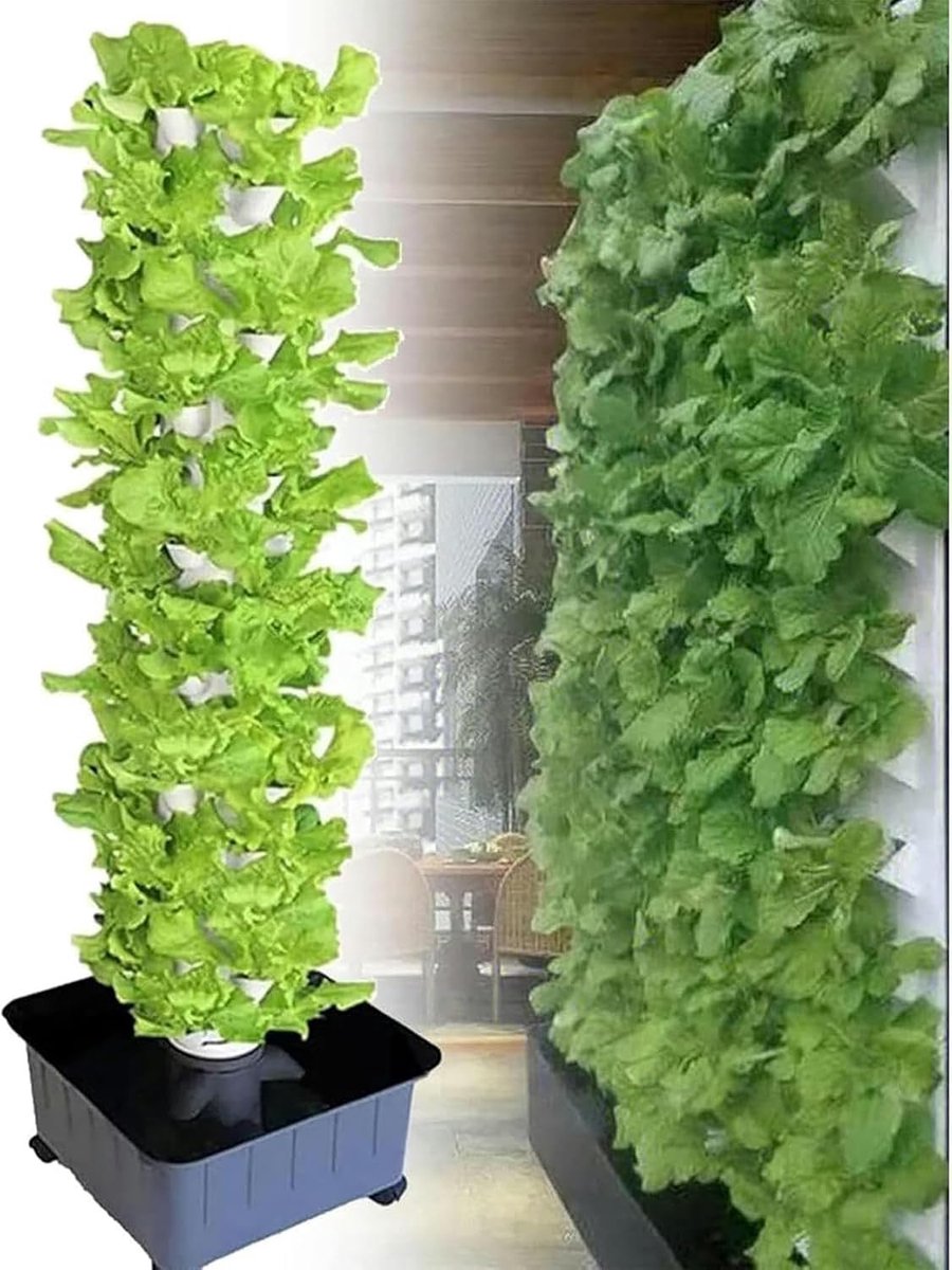 Cultuur in toren, van 45 gaten hydroponische cultuur, groenteteeltapparatuur, hydroponische cultuur in toren ~/