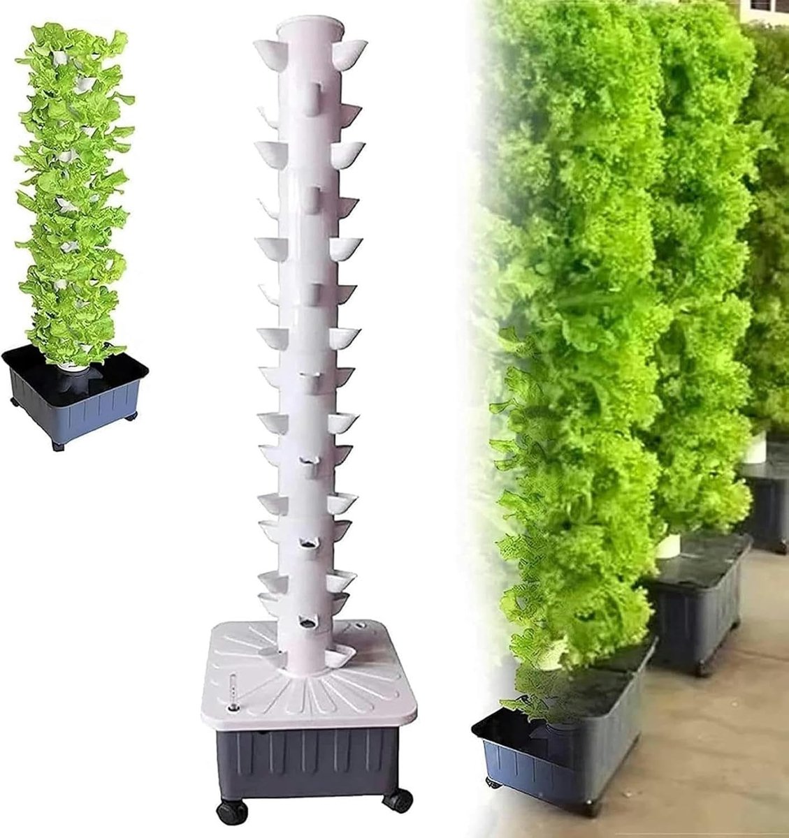 Kweeksets, van 45 gaten voor hydroponische teelt, interne cultuur, verticale teelttoren, hydroponische plantapparatuur ~/