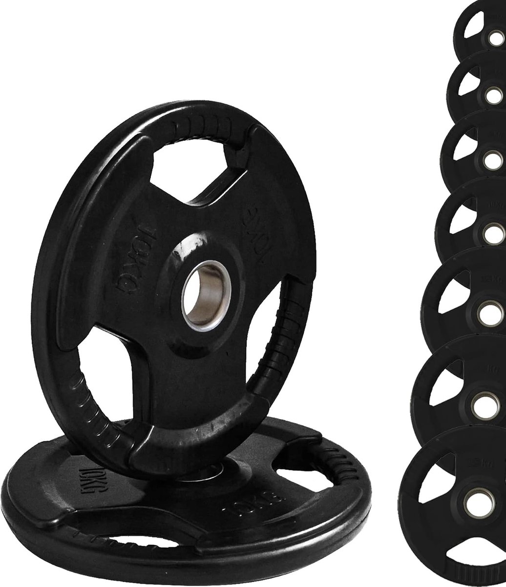 gietijzeren schijven, gat, Ø 50 mm, voor sportschool en thuisgymnastiek, 1,25 tot 25 kg, voor stuur en halters