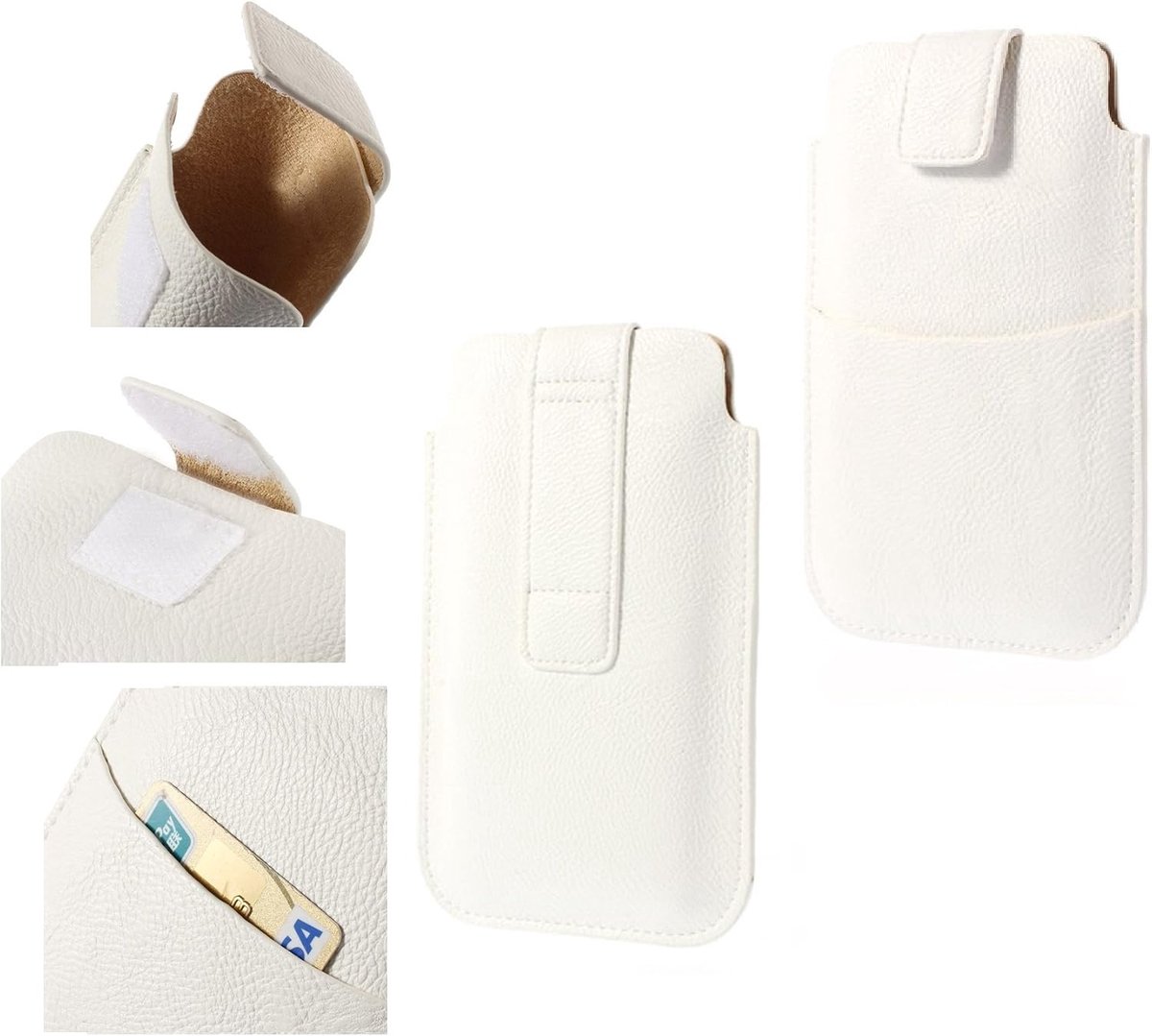 Zakje tas zak mouw tas met & buitentas & gesp voor Intex Aqua Slice - Wit