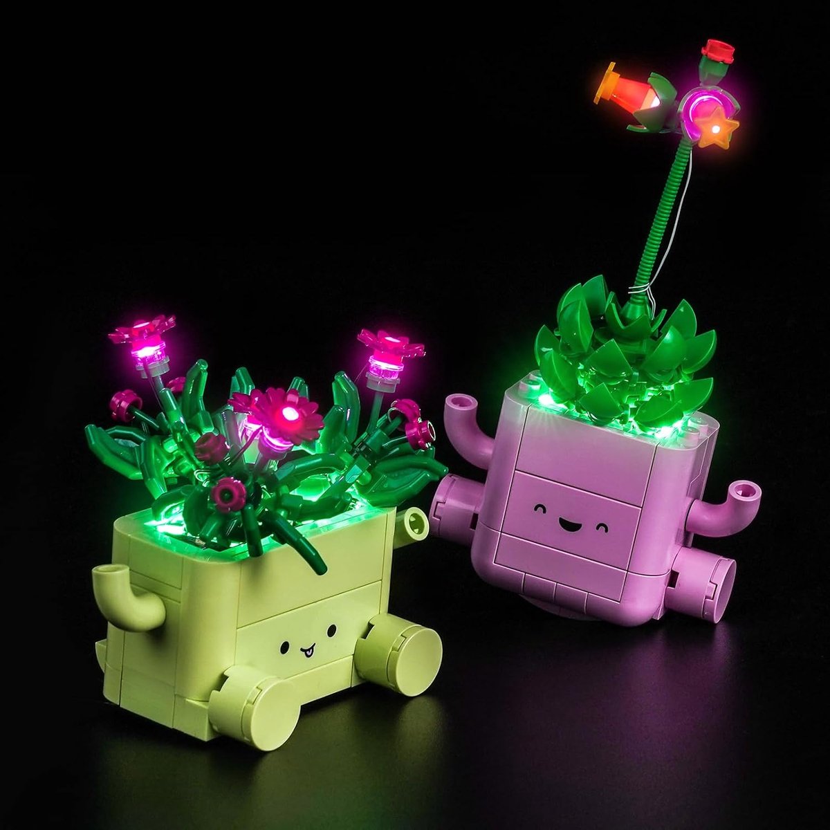 Compatibel met Lego 11506 Rocking Plants Botanical Collection Set (geen model), led-verlichtingsset Compatible with Lego Rocking Plants 11506 Creatief speelgoed