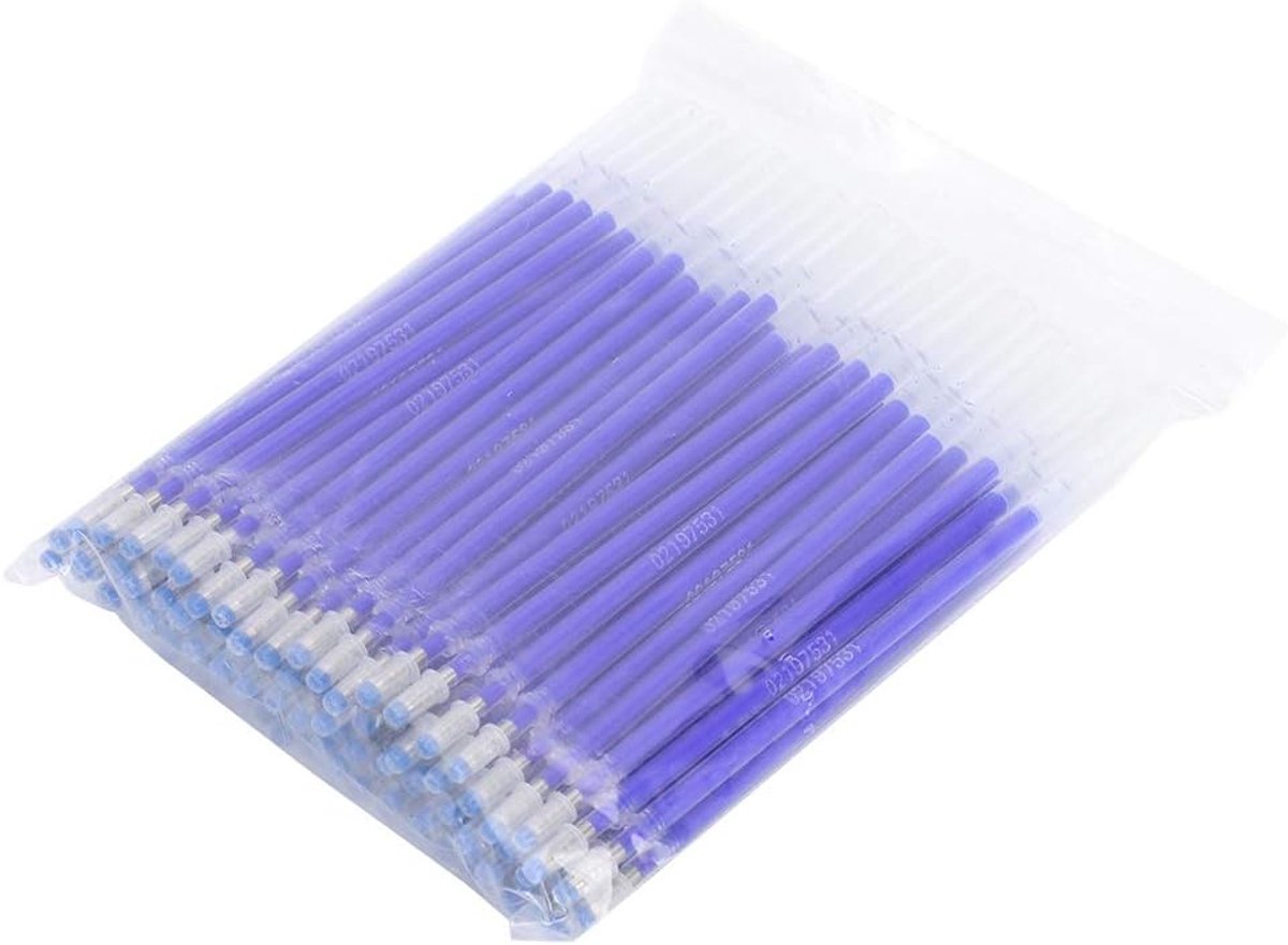 Uitwisbare Marker, 100 Stks Blauw Hoge Temperatuur Verdwijnende Pen Refill Warmte Uitwisbare Marker Tailoring Accessoires