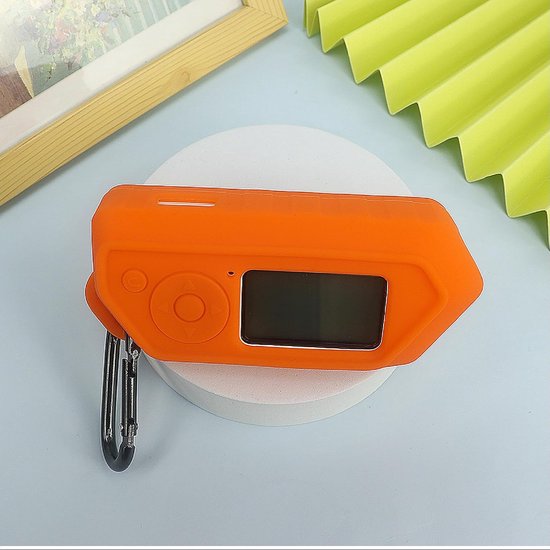Beschermhoes compatibel met Flipper Zero, Cilicone, ultradunne case, schokbestendig, krasbestendig, oranje — afbeelding 5