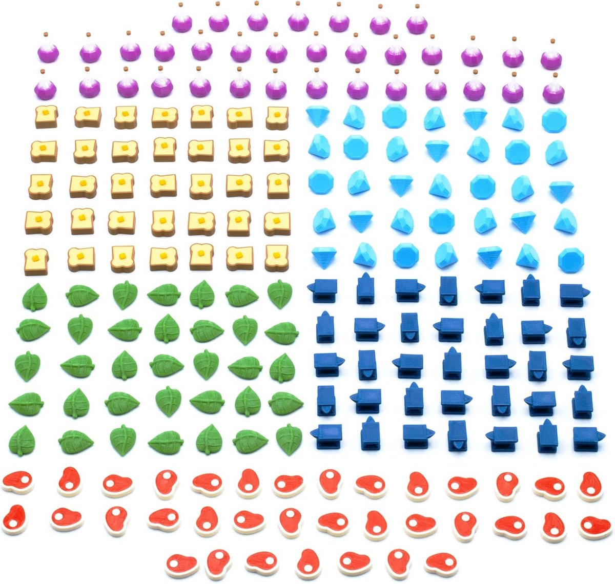 Product-tokens voor Flamecraft, 210 stuks