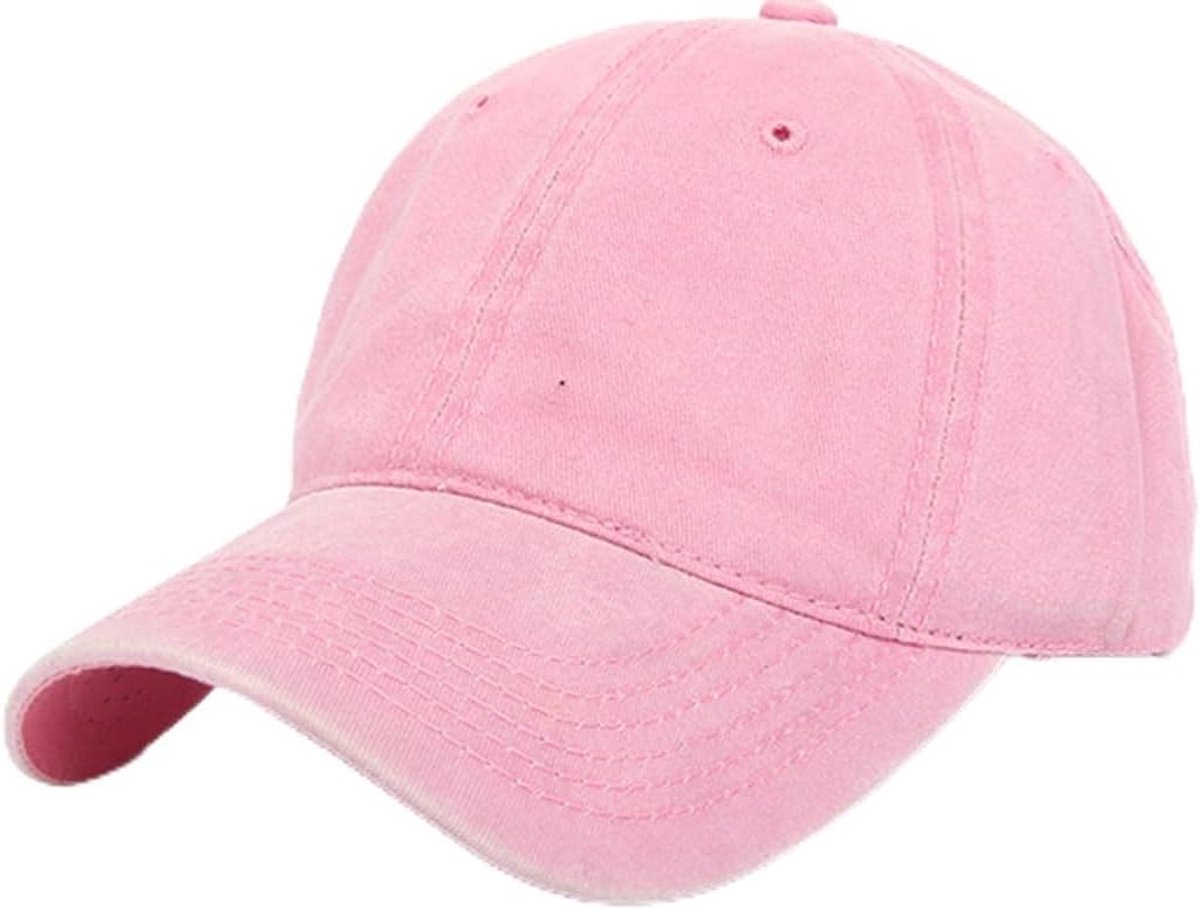 Honkbalpet voor dames en heren, effen, verstelbaar, vissen, trekking, ademende en lichte stof