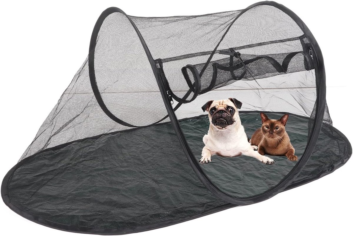 Behuizing Tent Ademend Opvouwbaar Buiten Speeltent Onderdak Kattentent Outdoor voor Katten Kleine Honden in Deck, Yard, Patio, Park, Camping