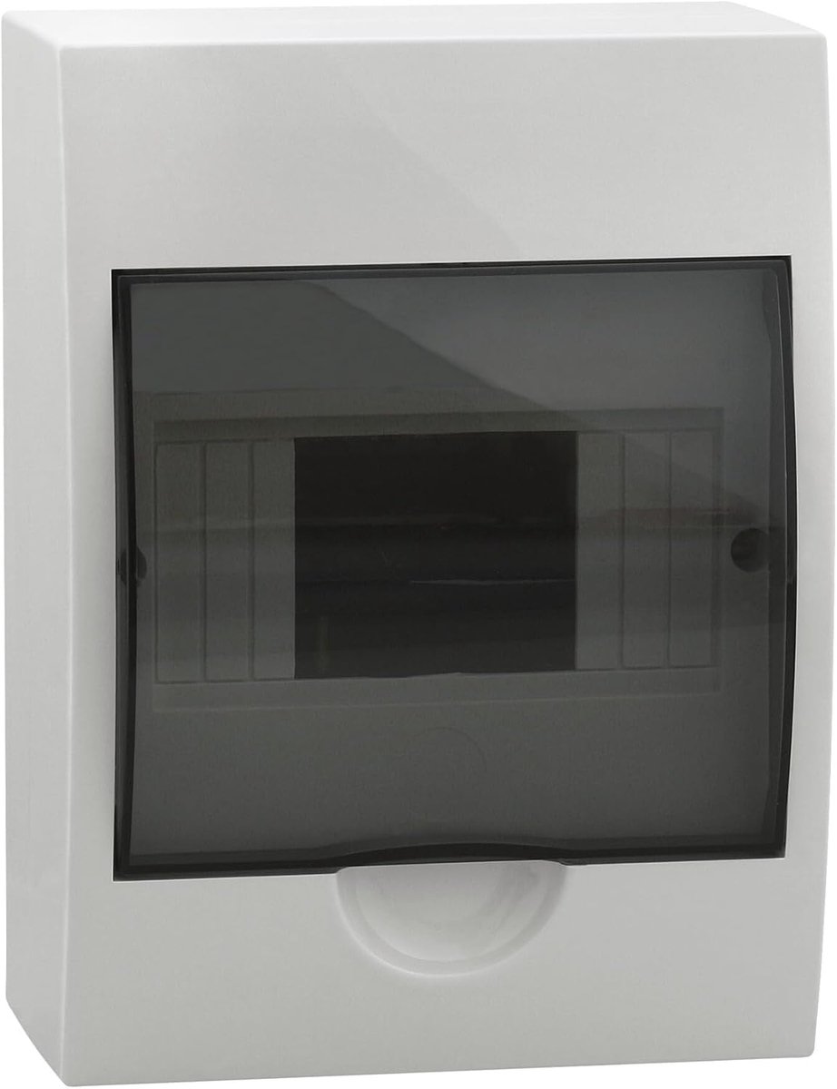 Box Small Distribution Board IP40 Surface-Mounted Sub-Distribution 1 Row 6 Modules